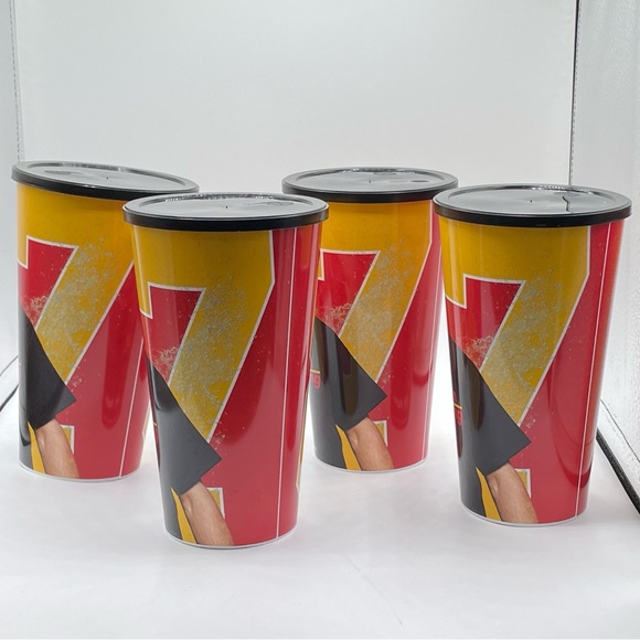 Set of 4 NEW Travis Kelce 32 oz cups with lids, NFL, Pepsi - Picture 3 of 4